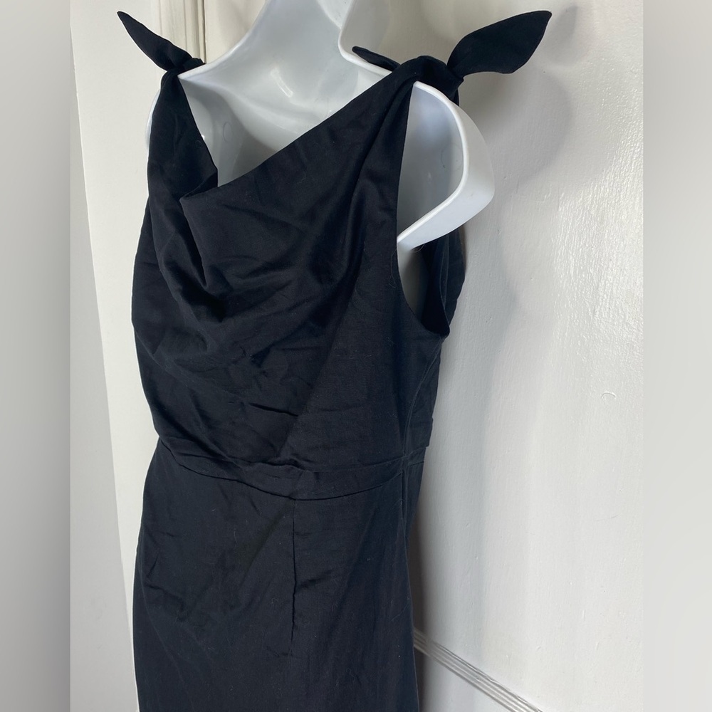 Billy J NWT Elegant Black Strapless Dress with Bow Detail 14 - Picture 5 of 6